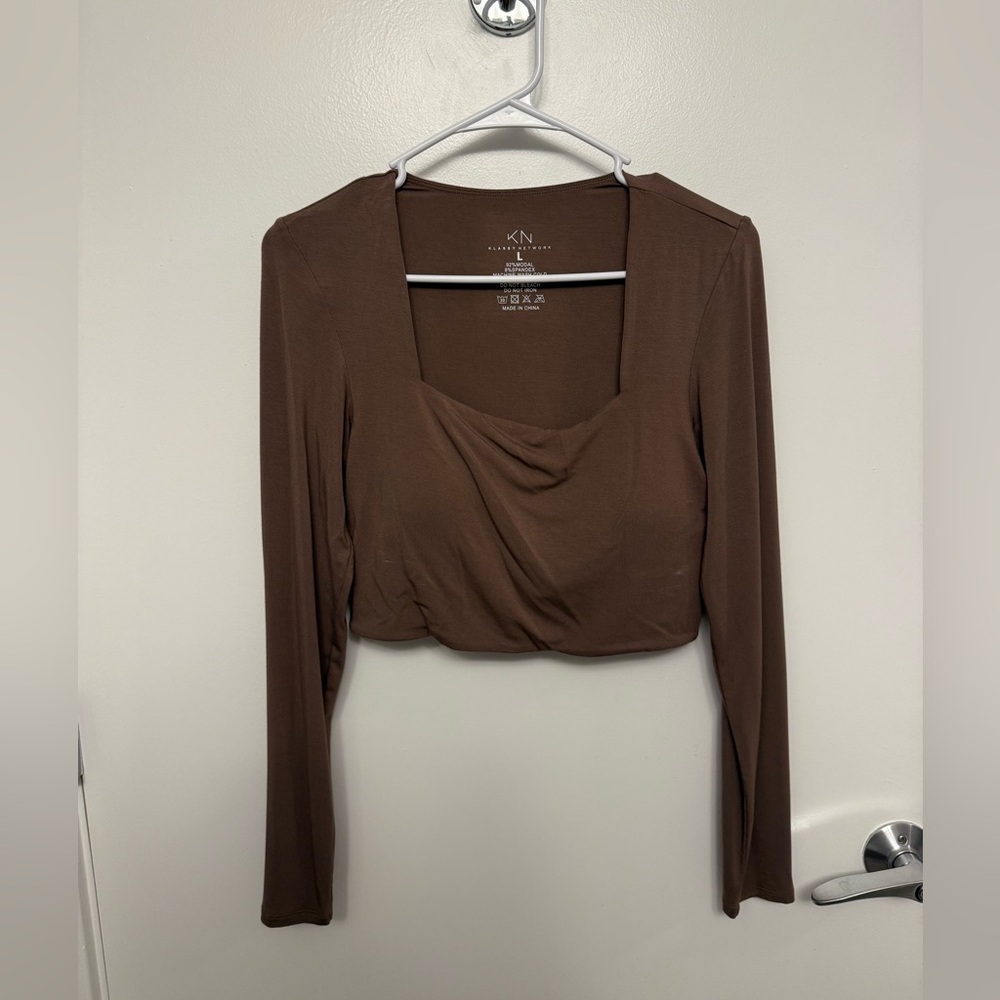 Klassy Long Sleeve Square Neck Brami